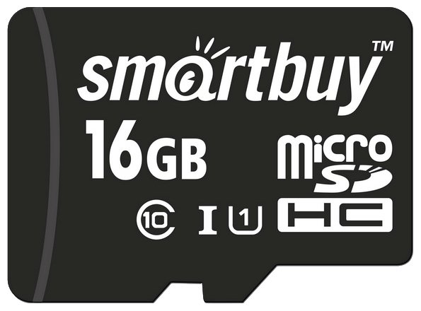Карта памяти SmartBuy microSD 16GB Class10+ADP