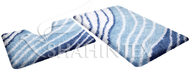 Набор ковриков д/в Shahintex SOFT multicolor 60*90+60*50 сапфир