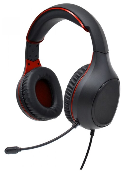 Гарнитура Perfeo PF-A4477 ACTION черный/красный