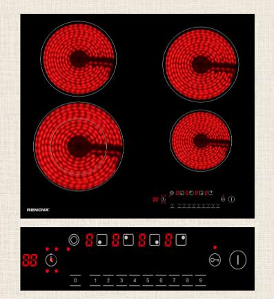 Электрическая варочная поверхность Renova TC-466L1BS1