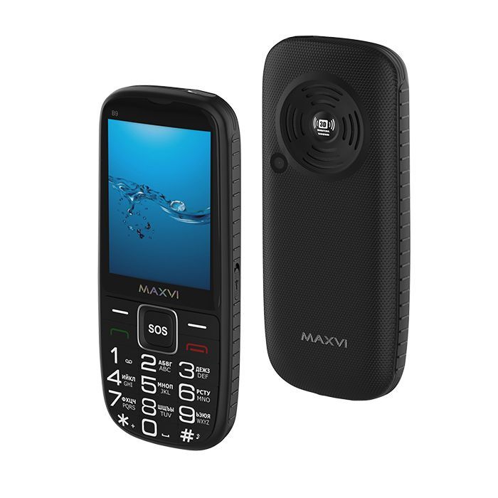 Мобильный телефон MAXVI B9 BLACK (2 SIM)