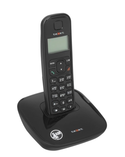Радиотелефон teXet TX-D6705A черный Радиотелефон teXet TX-D6705A черный