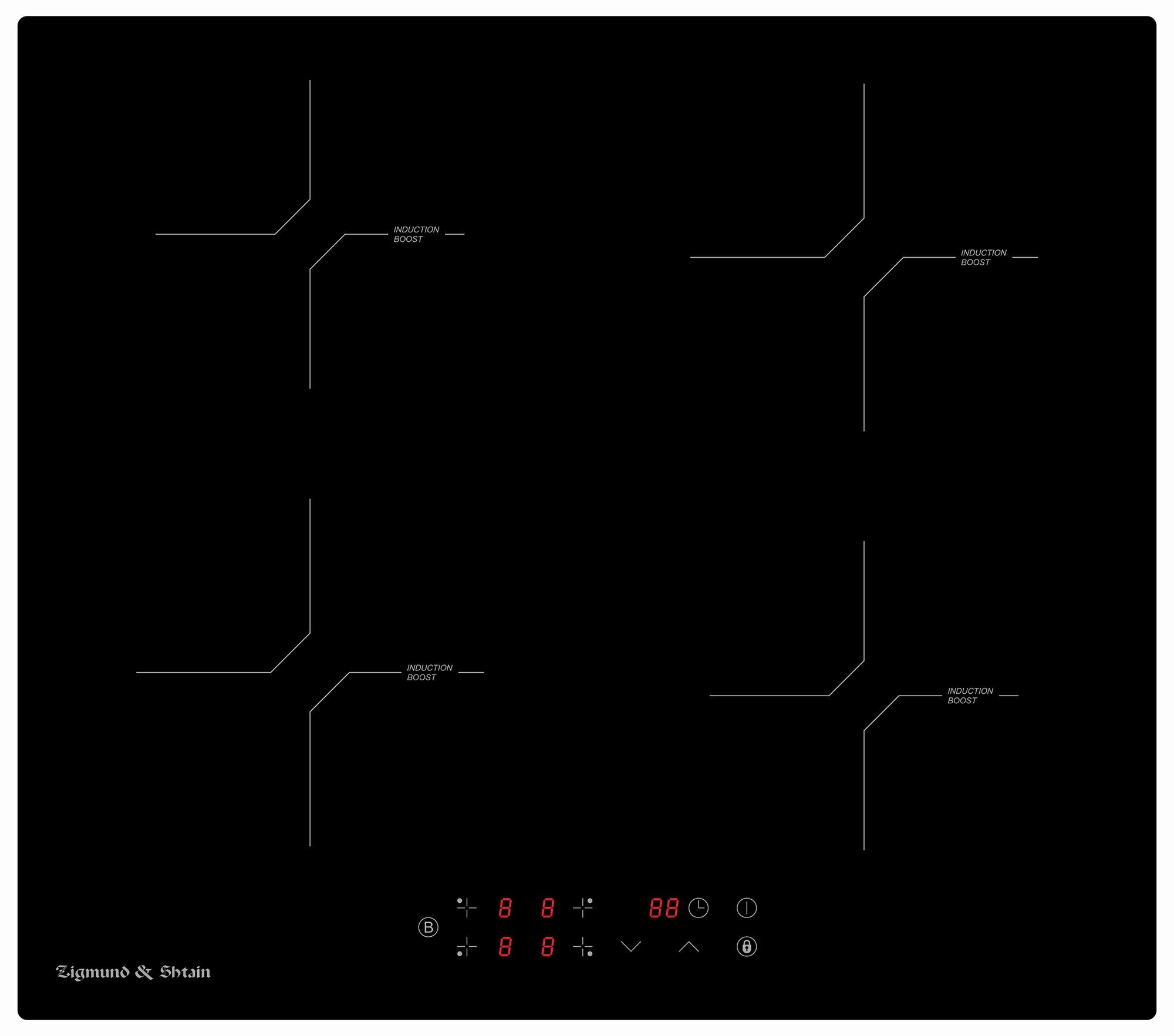 Индукционная варочная поверхность Zigmund & Shtain CI 33.6 B
