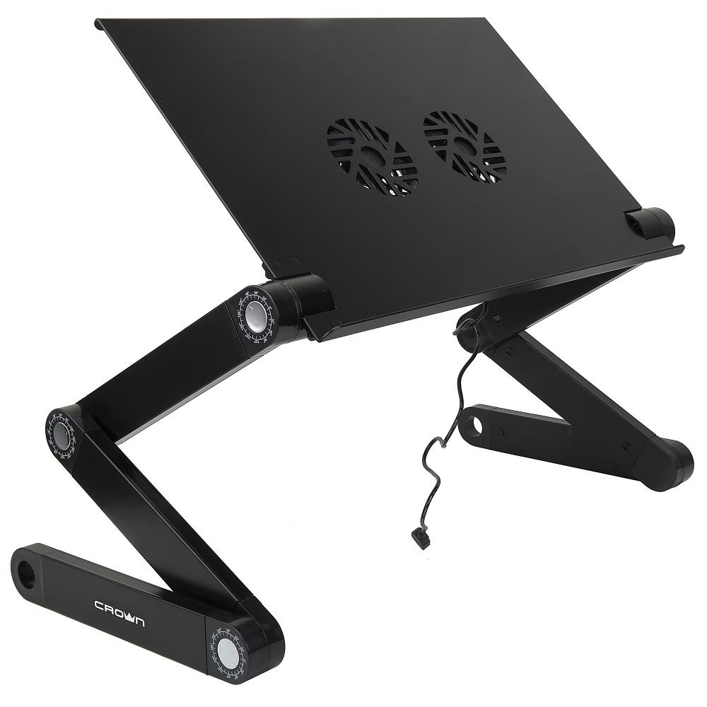 Столик для ноутбука Crown CMLS-115B Black