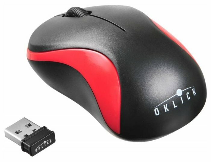 Мышь Oklick 605SW Black-Red USB