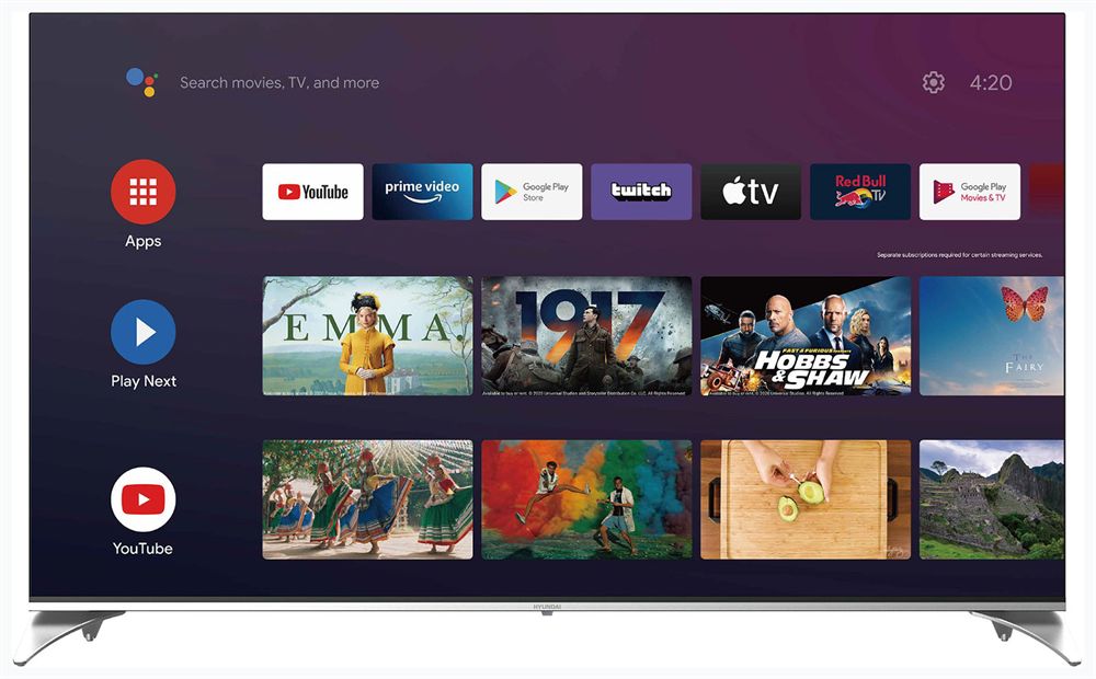 ЖК-телевизор, QLED Hyundai H-LED50QBU7500