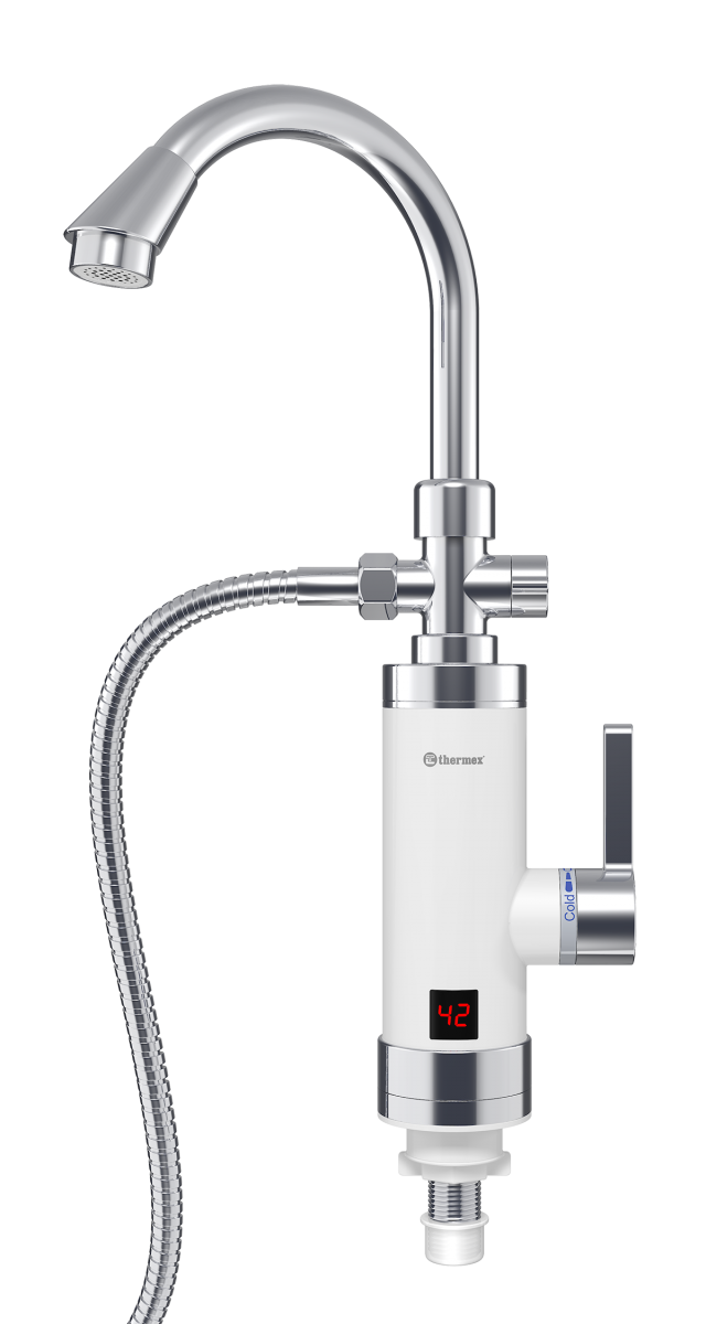 Водонагреватель Thermex Focus 3000, душ+кран