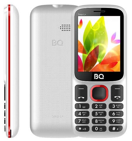 Мобильный телефон BQ 2440 Step L+ White+Red