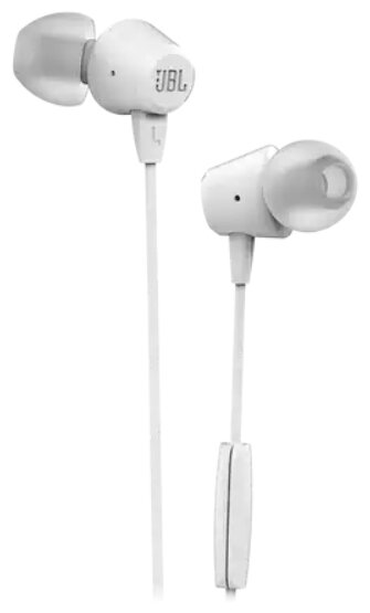 Наушники вкладыши JBL C50HI White