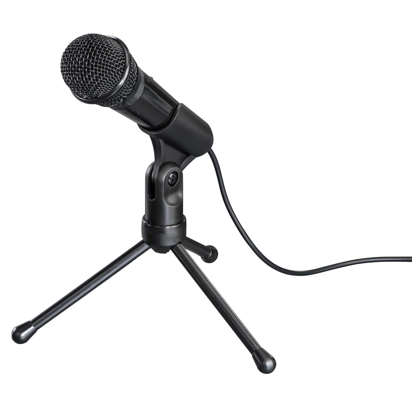 Микрофон Hama MIC-P35 Allround Проводной (3.5 Jack) Черный 2.5м