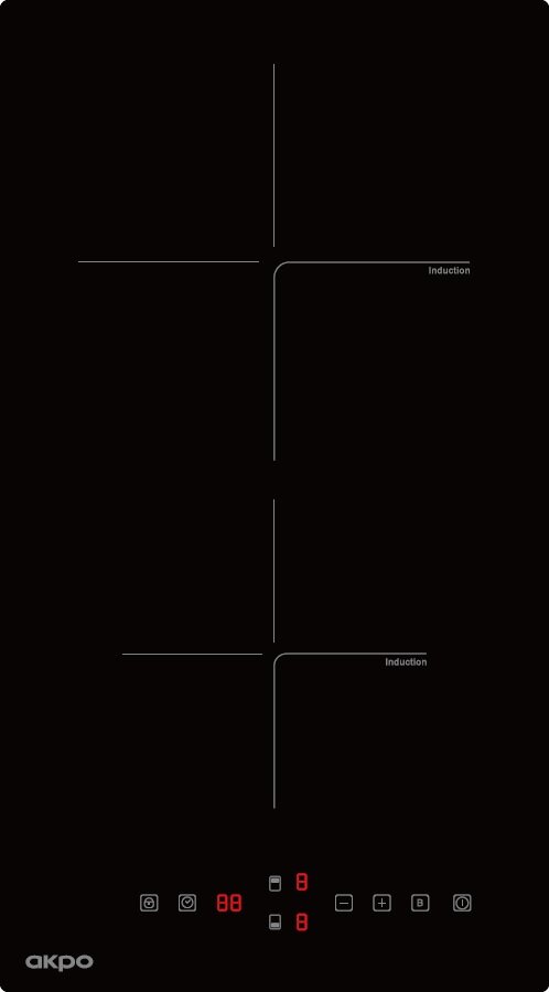 Индукционная варочная поверхность AKPO PIA 3092018K BL