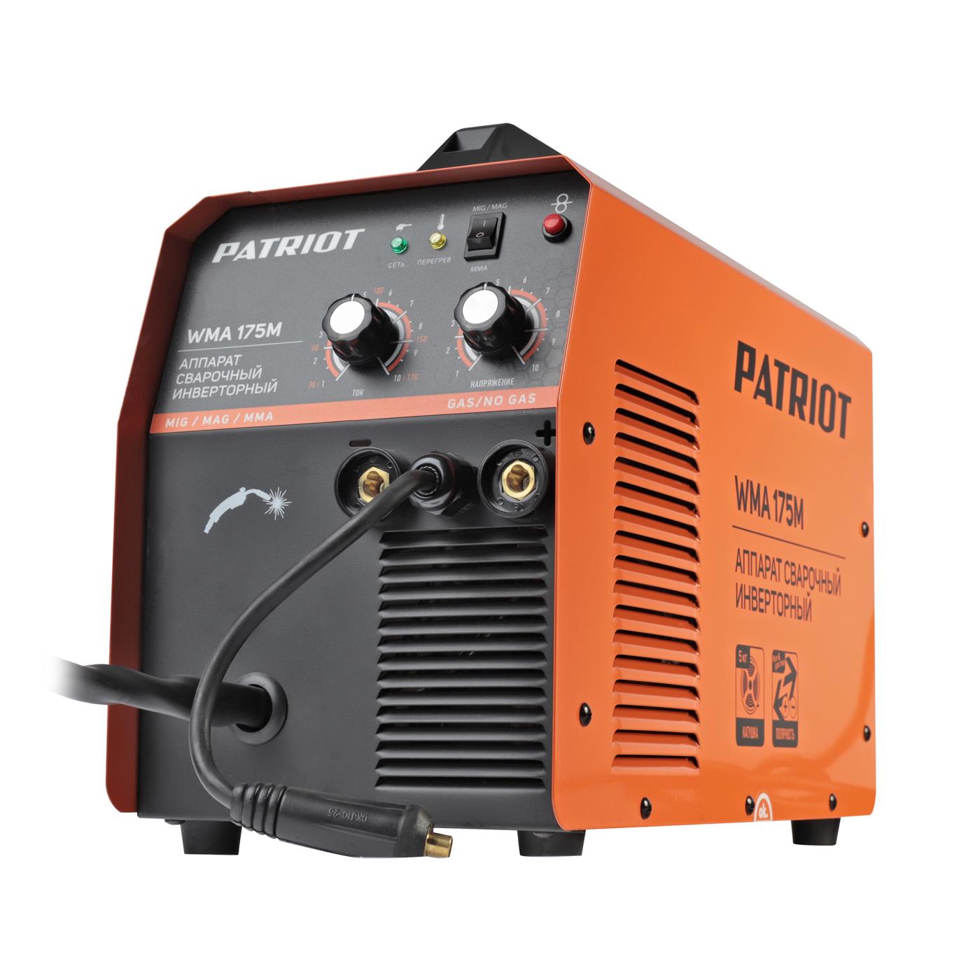 Сварочный аппарат PATRIOT п/а WMA 175M MIG/MAG/MMA