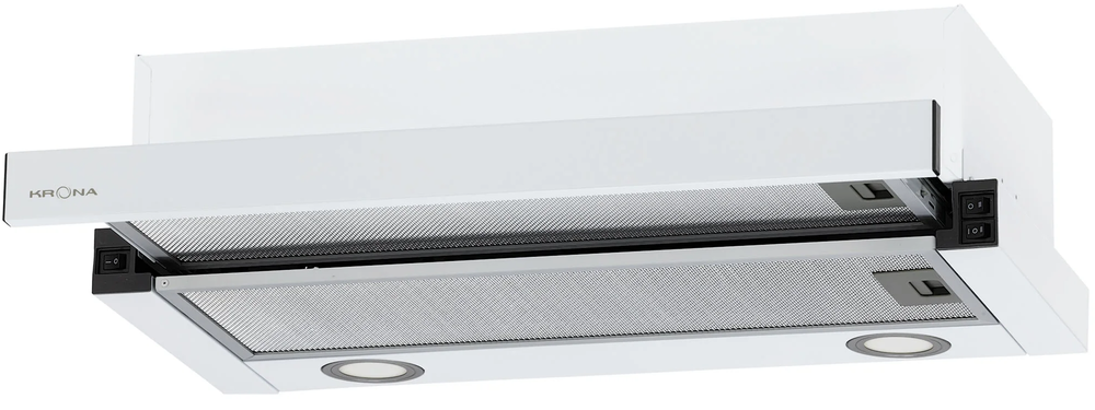 Вытяжка Krona KAMILLA T 600 white (2 мотора)