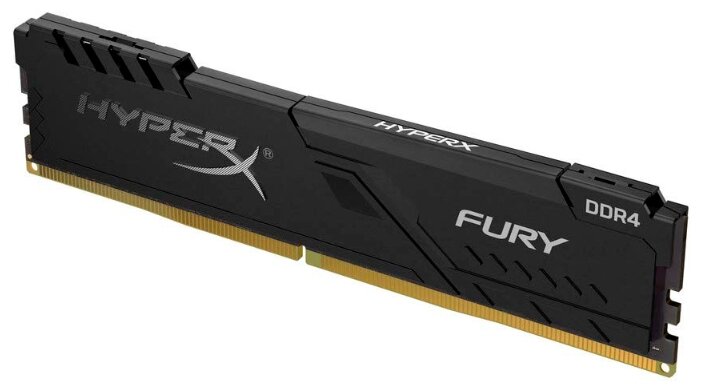Оперативная память DDR4 8Gb Kingston HyperX Fury Black HX432C16FB3/8 PC4-25600 3200MHz