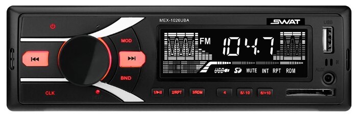 Автомагнитола SWAT MEX-1026UBA
