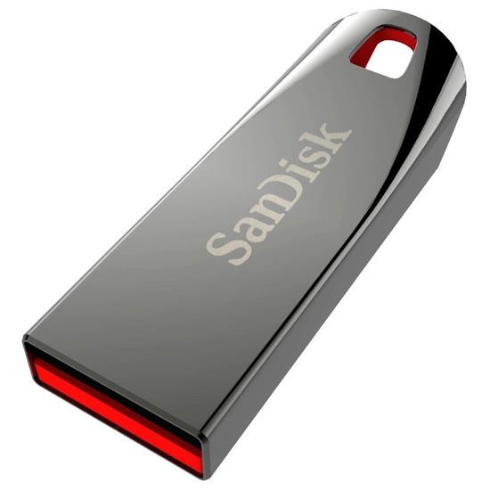 USB накопитель 64Gb USB2.0 Sandisk Cruzer Force Silver Metal