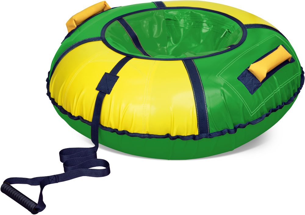 Тюбинг Nika ТБ1К-110/ЗЖ2 принтзеленый-желтый