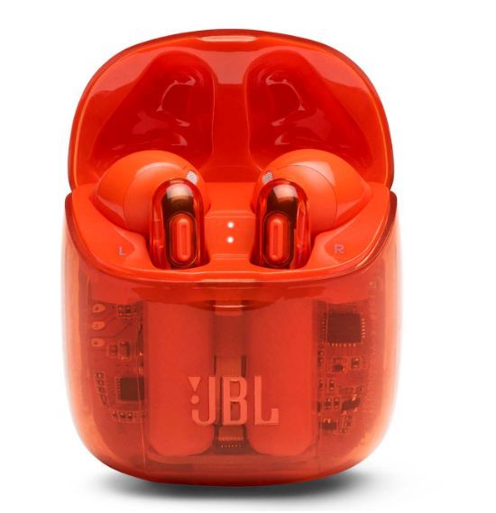 Беспроводные TWS-наушники JBL Tune 225 TWS Ghost Edition Orange (JBLT225TWSGHOSTORG)