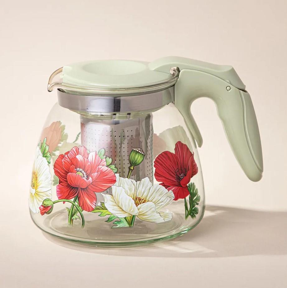 Чайник заварочный Agness Маки 900 мл 885-109