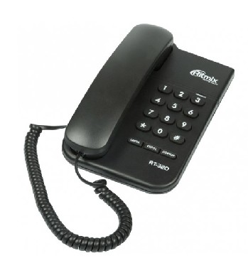 Телефон проводной Ritmix RT-320 BLACK