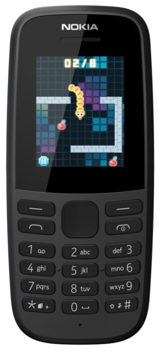 Мобильный телефон Nokia 105 SS Black