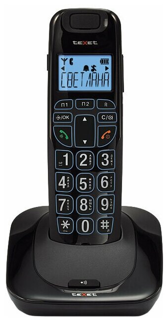 Радиотелефон teXet TX-D7505А Черный