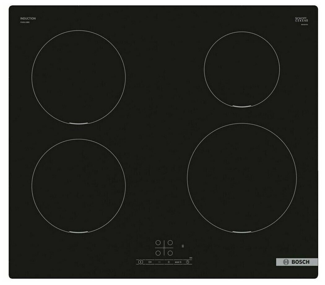 Индукционная варочная поверхность Bosch PUE611BB5D