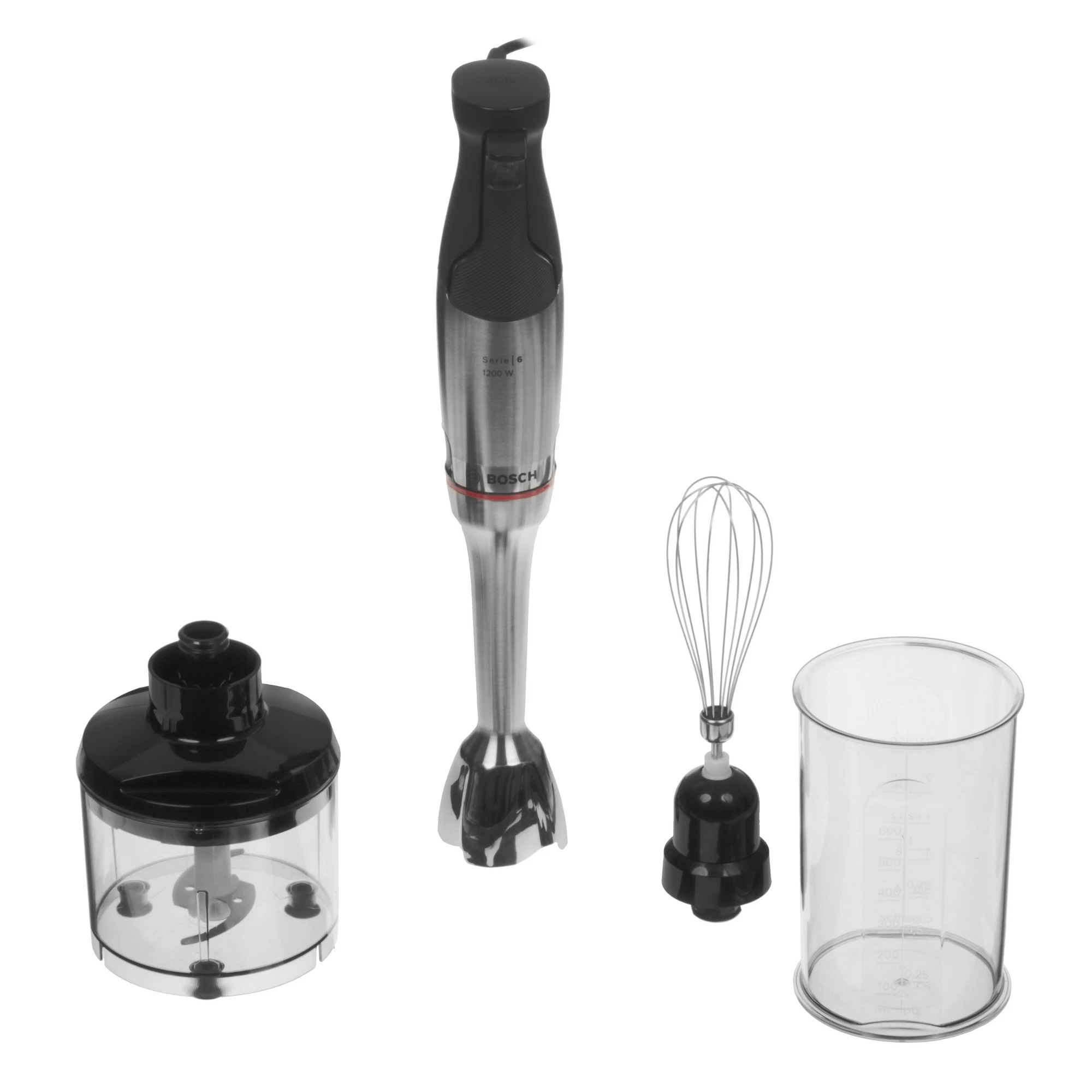 Блендер погружной Bosch MSM6M821 нержавеющая сталь/черный
