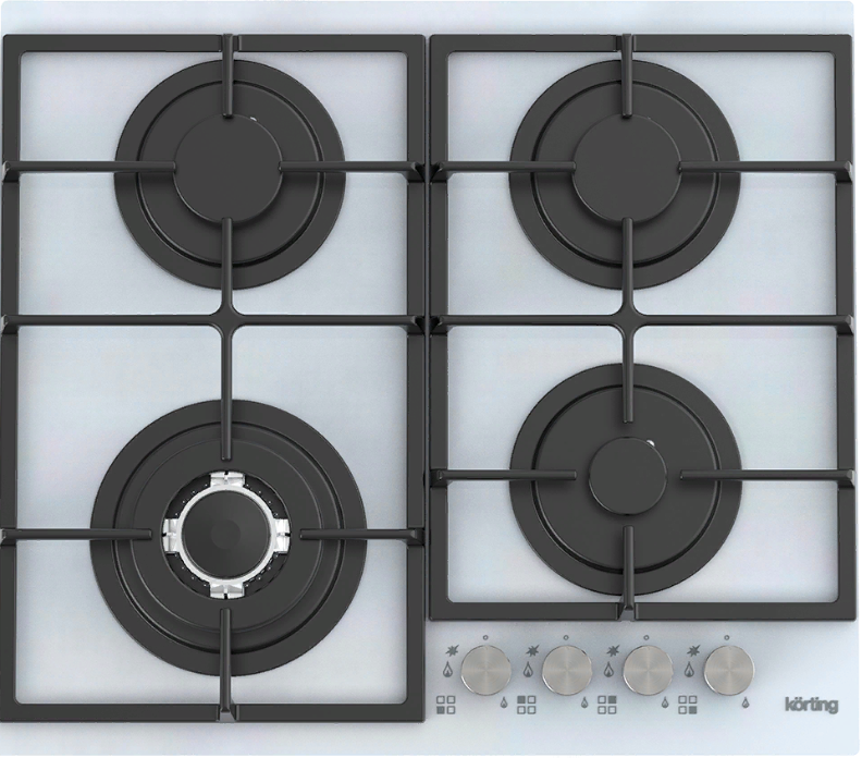 Газовая варочная поверхность Korting HGG 6734 CTW