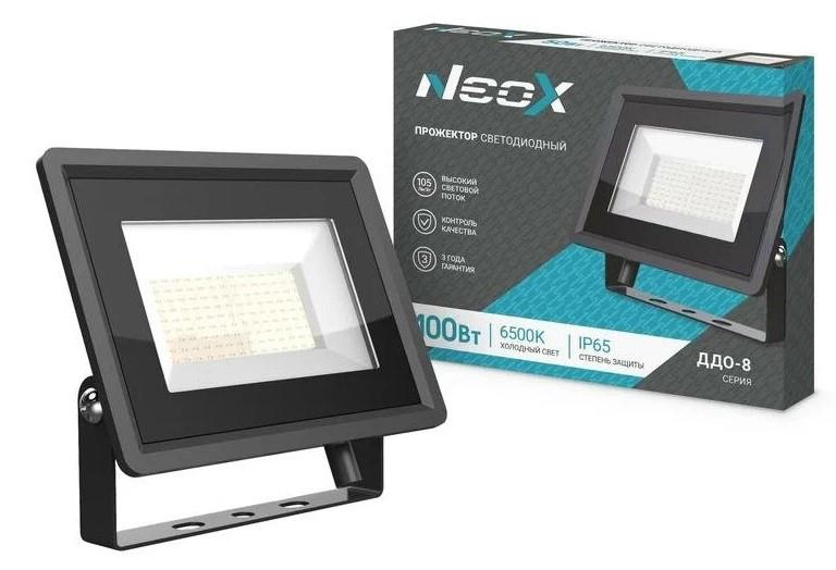 Прожектор NEOX ДДО-8 100W(10500lm) 6500K 6K 270x222x27