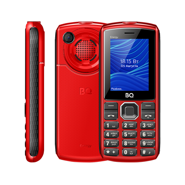 Мобильный телефон BQ-2452 Energy Red+Black