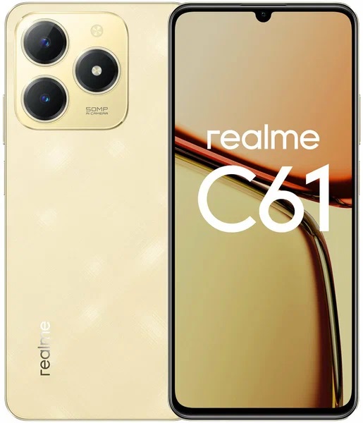 Смартфон Realme C61 8/256Gb Gold