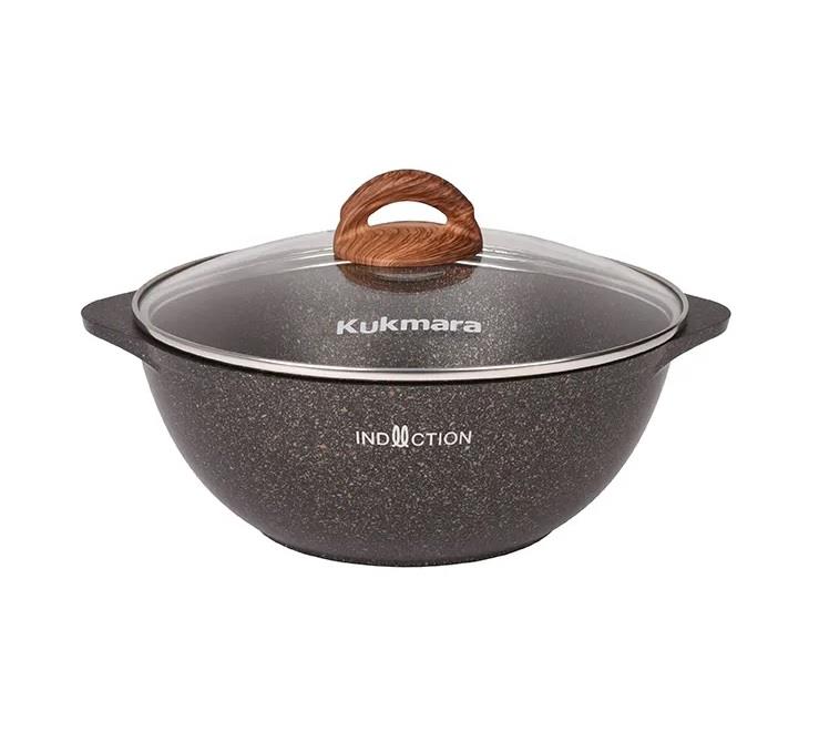 Казан Kukmara Granit Ultra Induction original 3,5 л со стекл. крышкой кгои37а