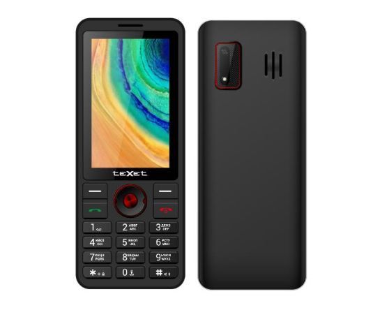 Мобильный телефон teXet TM-321 чёрный-красный