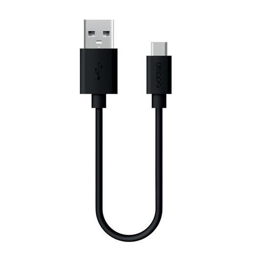 USB кабель Deppa USB - USB Type-C Black (1,2м) 72301