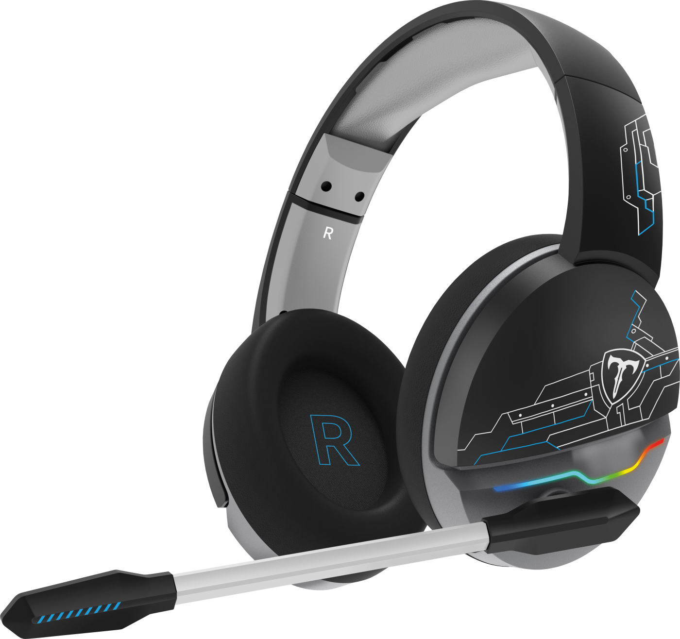 Беспроводная гарнитура T-Line CyberCore Pro (USB, WirelessUSB, BT) Black