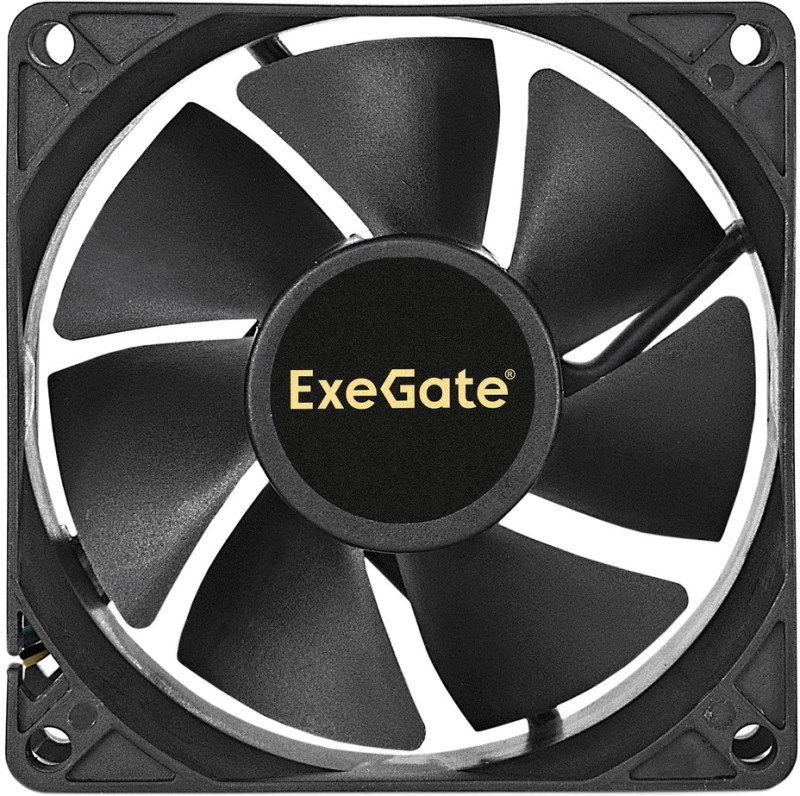 Кулер для корпуса Exegate EX12025S3PM Black 120mm 3pin+molex