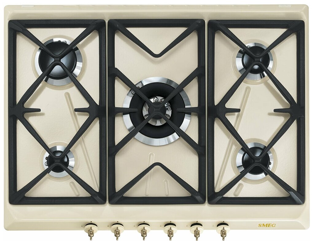 Газовая варочная поверхность Smeg SRV876POGH