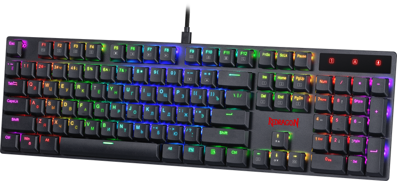 Клавиатура Redragon Apas RGB Механическая (USB) Black