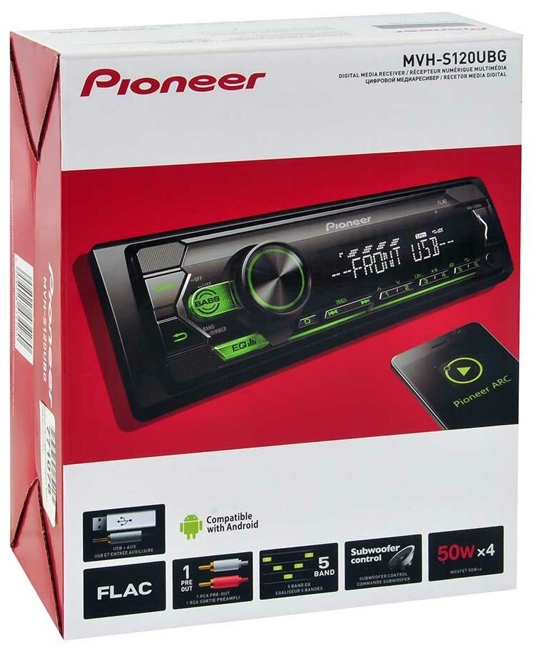 Автомагнитола Pioneer MVH-S120UBG