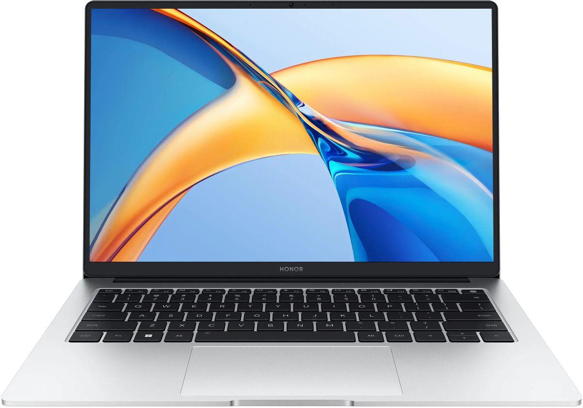 Ноутбук HONOR MagicBook X14 2024 Ryzen 5 7640HS/16Gb/512Gb SSD/Radeon 760M/14" FHD IPS (DOS) Silver (5301AKAX)