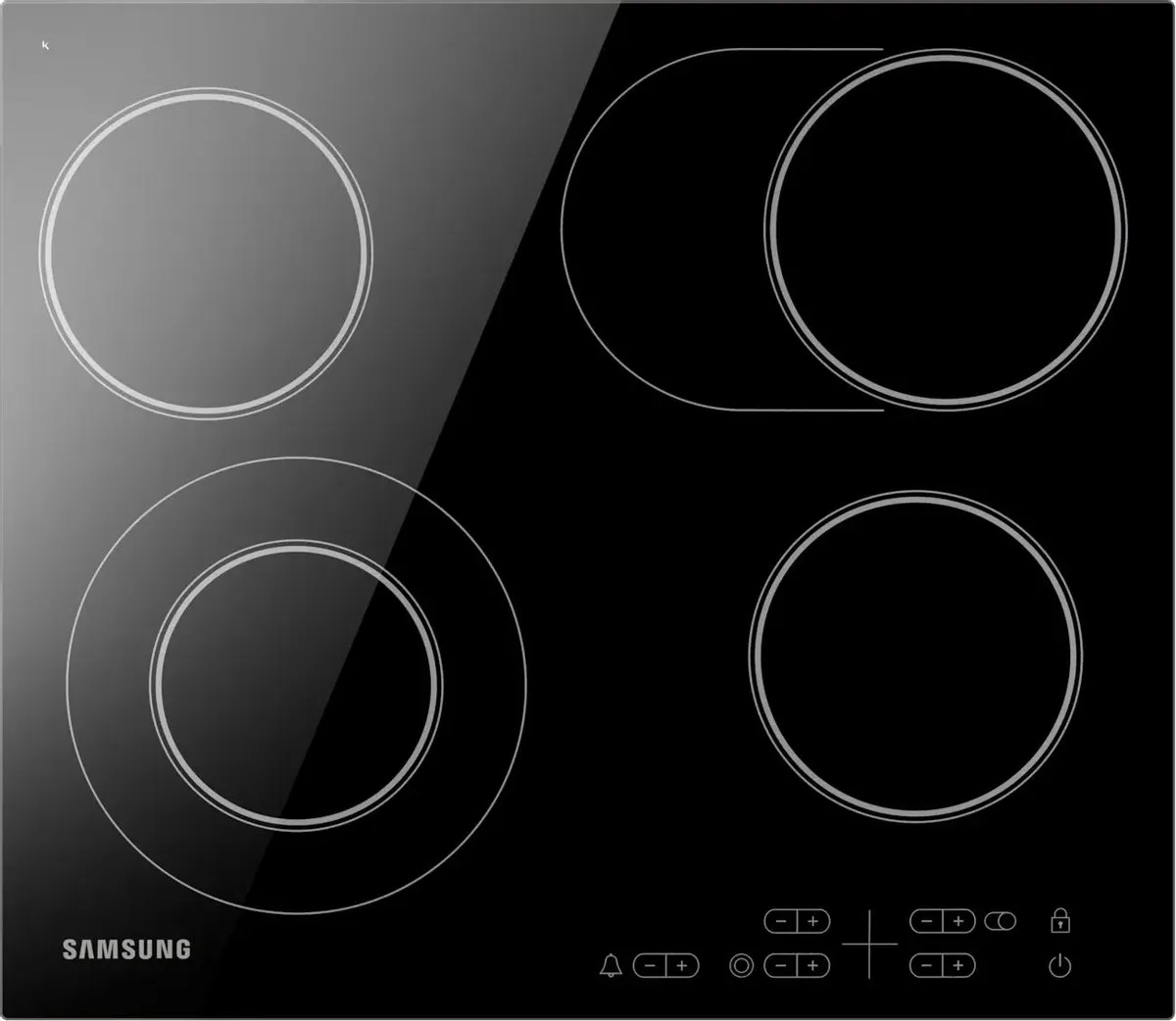 Электрическая варочная поверхность Samsung NZ64T3516AK/WT