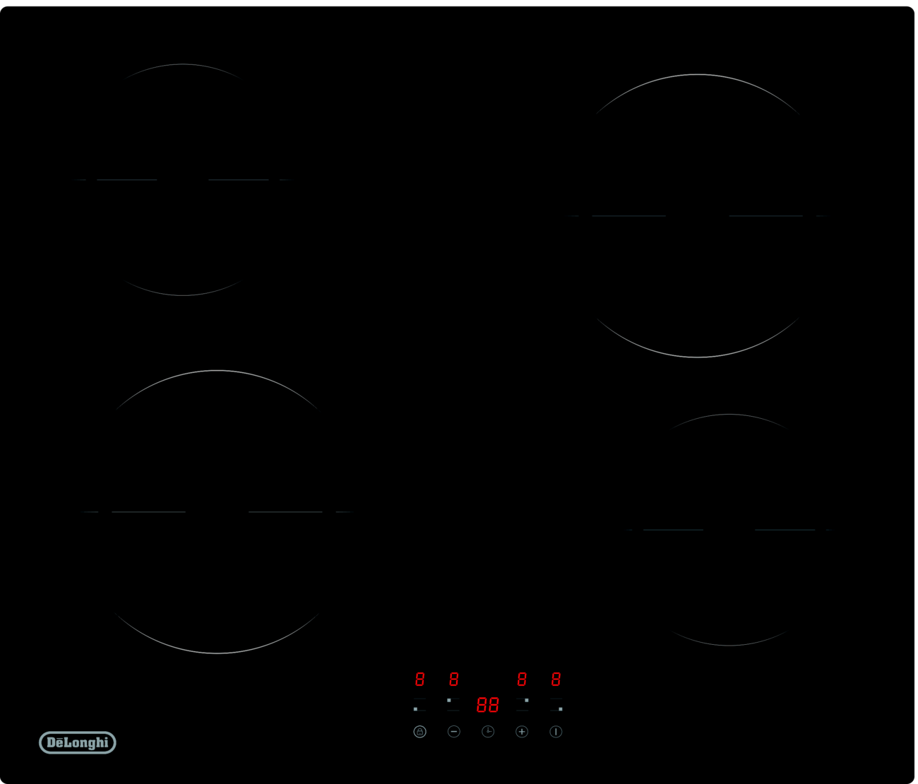 Электрическая варочная поверхность DELONGHI Satora 6E0 CT