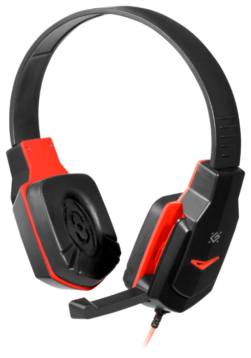 Гарнитура Defender Warhead G-320 черный/красный  (64033)