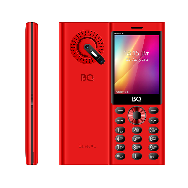 Мобильный телефон BQ 2832 Barrel XL Red+Black