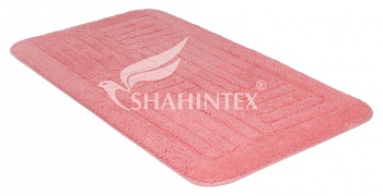 Коврик для ванной комнаты Shahintex Zefir Z002 50*80 розовый 64