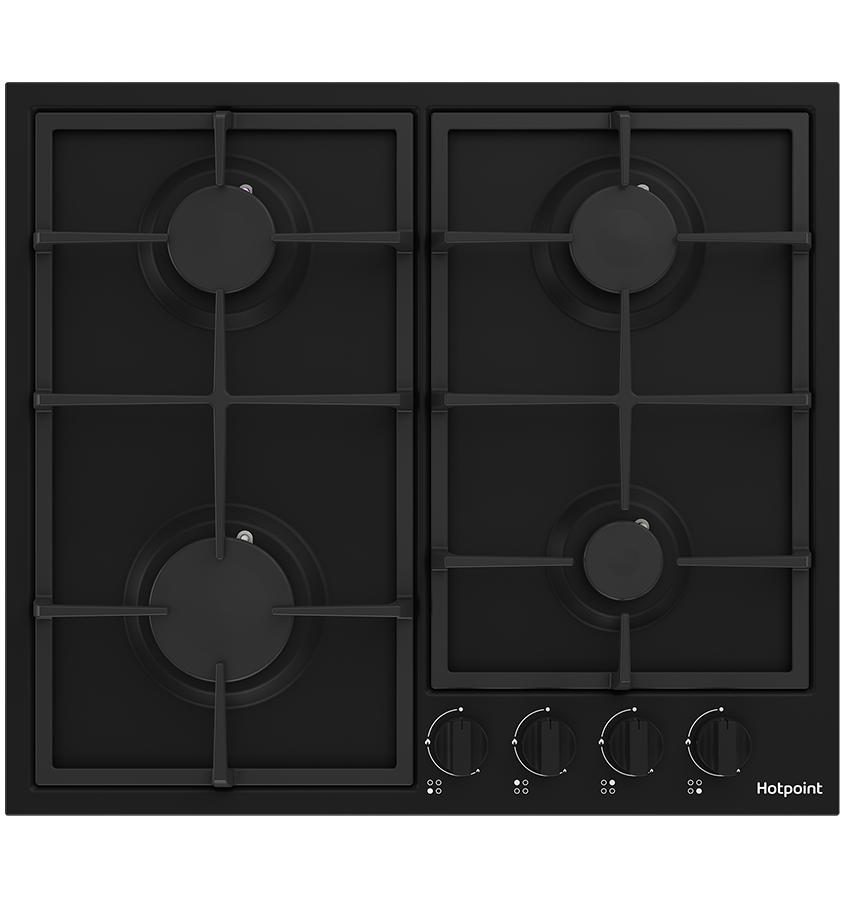 Газовая варочная поверхность Hotpoint HGMT 642 BL