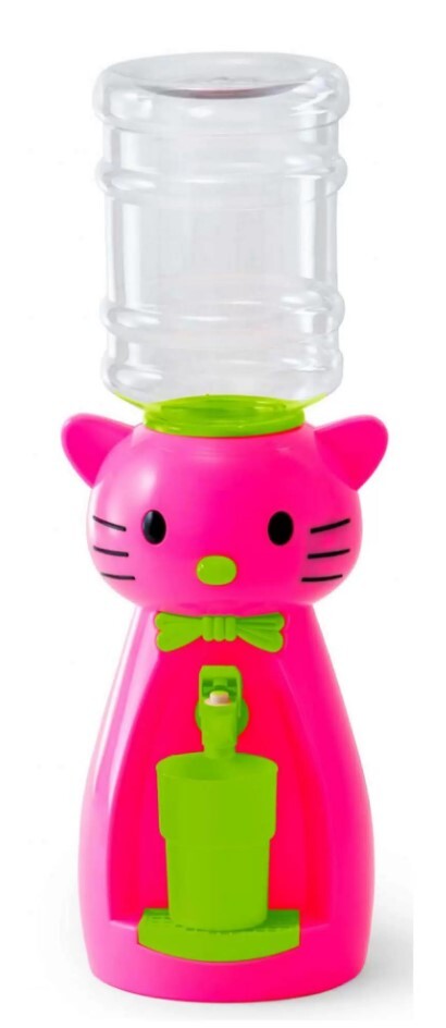 Кулер Vatten Kids Kitty Розовый/салатовый (со стаканчиком)