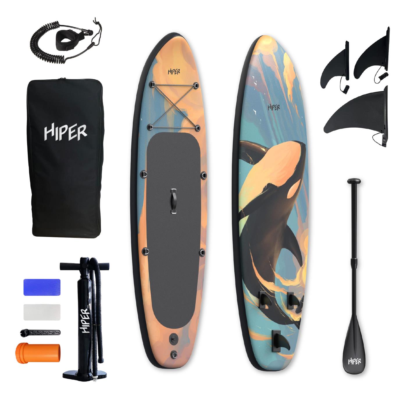 Надувная SUP-доска Hiper SUPB-0062 Маленькая касатка