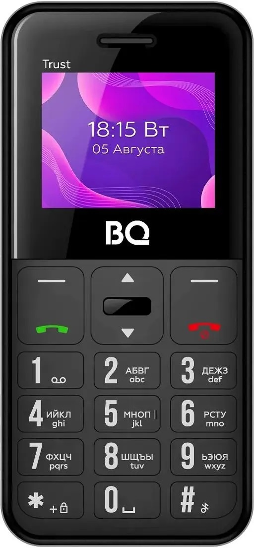 Мобильный телефон BQ 1866 Trust Black
